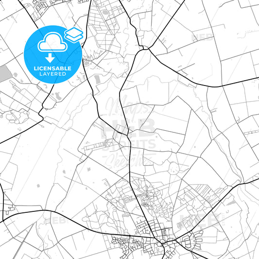 Layered PDF map of Noordenveld, Drenthe, Netherlands