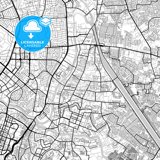 Layered PDF map of Pasig, Philippines