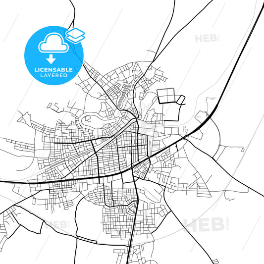 Layered PDF map of Polatlı, Ankara, Turkey