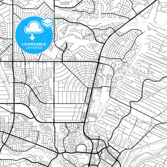 Layered PDF map of Rio Rancho, New Mexico, United States