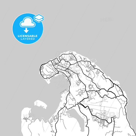 Layered PDF map of Sabang, Aceh, Indonesia