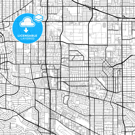Layered PDF map of Torrance, California, United States