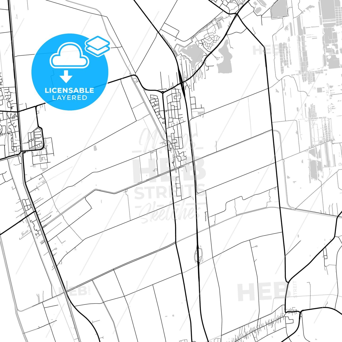 Layered PDF map of Twenterand, Overijssel, Netherlands