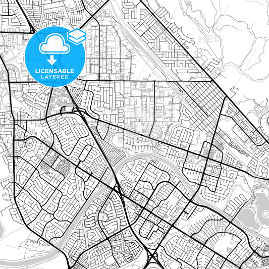 Layered PDF map of Union City, California, United States