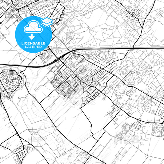 Layered PDF map of Utrechtse Heuvelrug, Utrecht, Netherlands