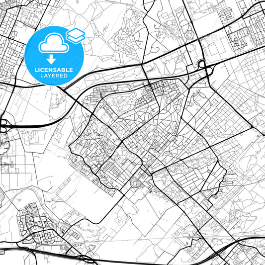 Layered PDF map of Zeist, Utrecht, Netherlands