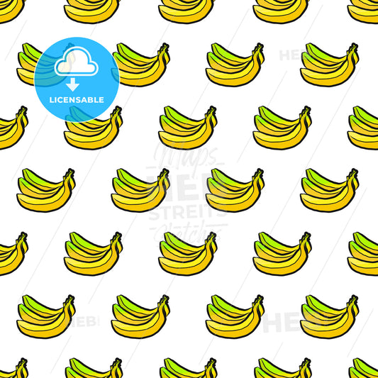 seamless pattern of bananas – instant download