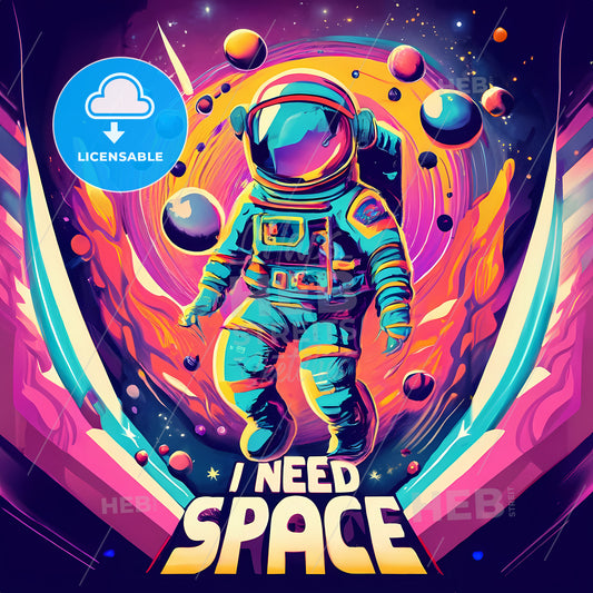 I Need Space - An Astronaut In Space