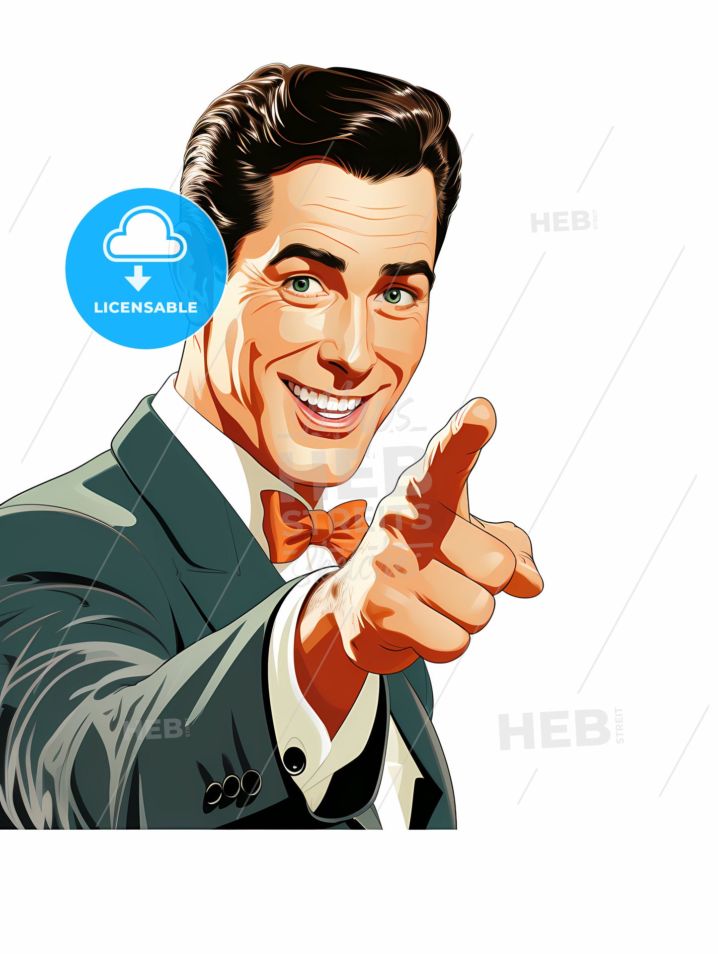 Advertising - A Man In A Suit Pointing His Finger