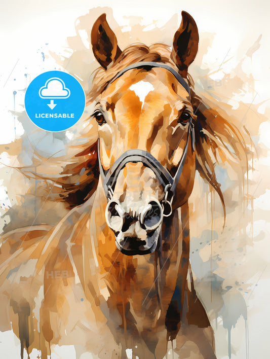 A Painting Of A Horse
