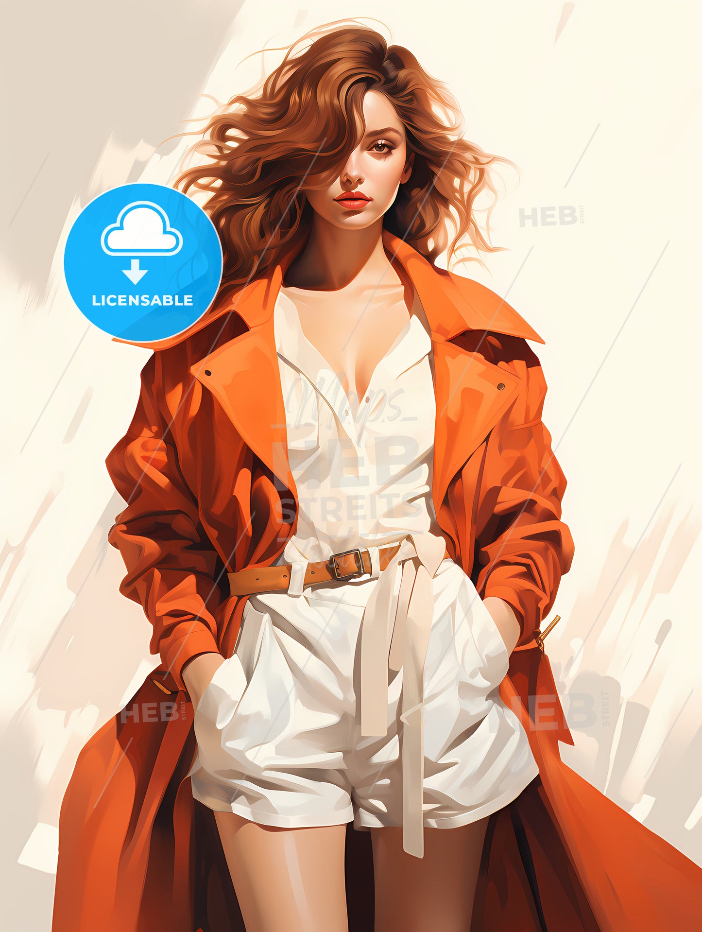 Style - A Woman In An Orange Coat