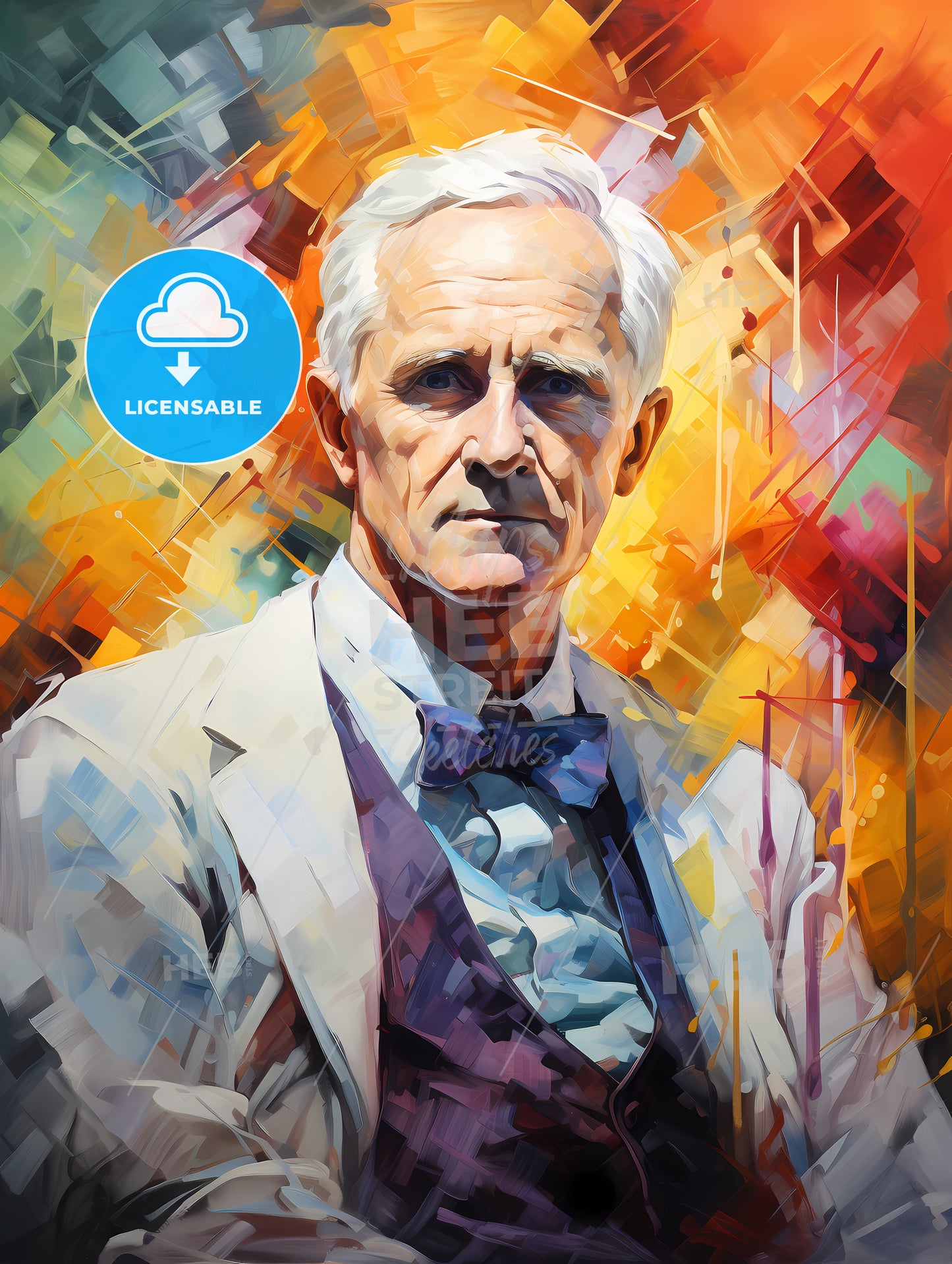 Alexander Fleming - A Painting Of A Man In A Suit