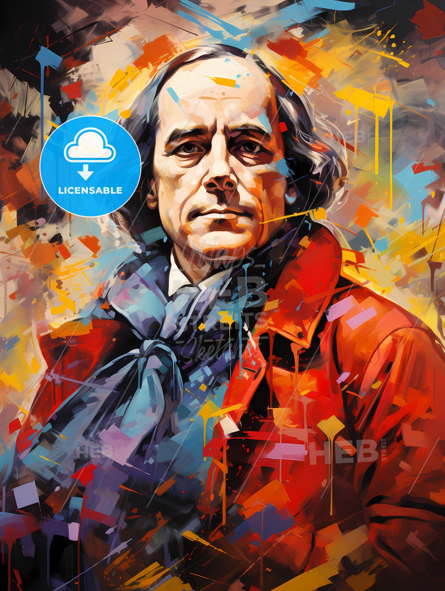 Benjamin Franklin - A Painting Of A Man