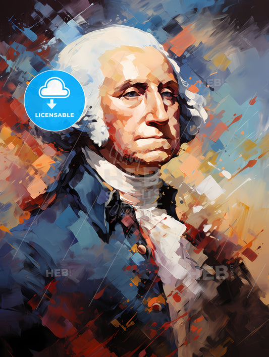George Washington - A Painting Of A Man