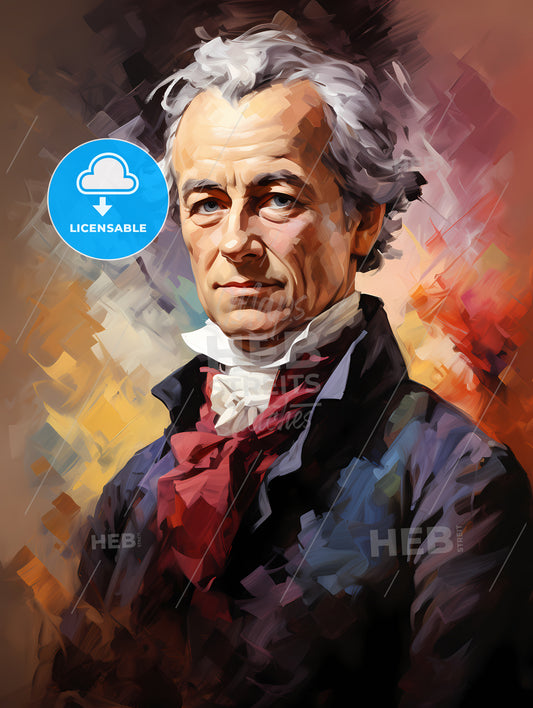 Immanuel Kant - A Painting Of A Man