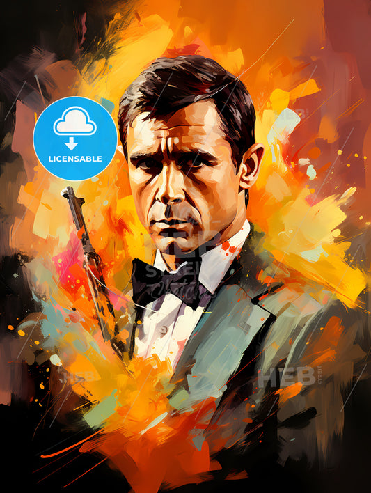 James Bond - A Man In A Suit With A Gun