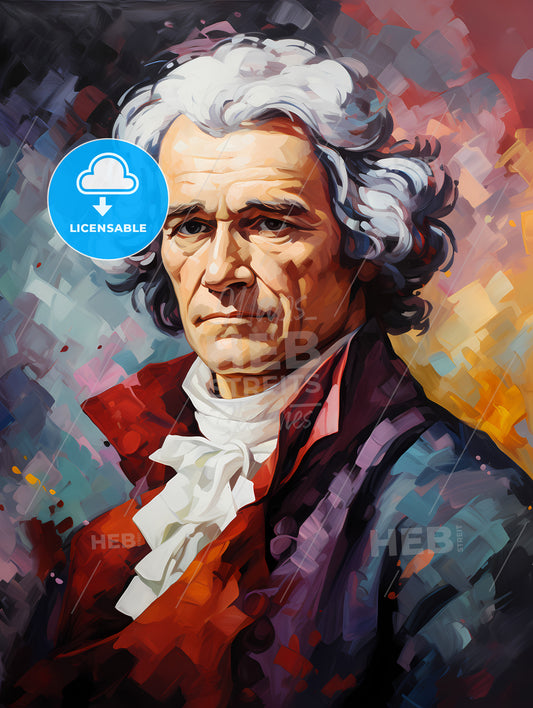 Jean Jacques Rousseau - A Painting Of A Man