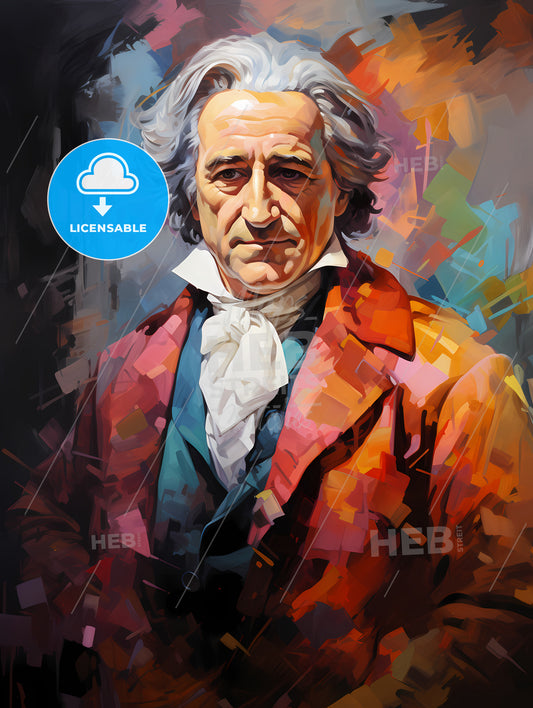 Johann Wolfgang Von Goethe - A Painting Of A Man