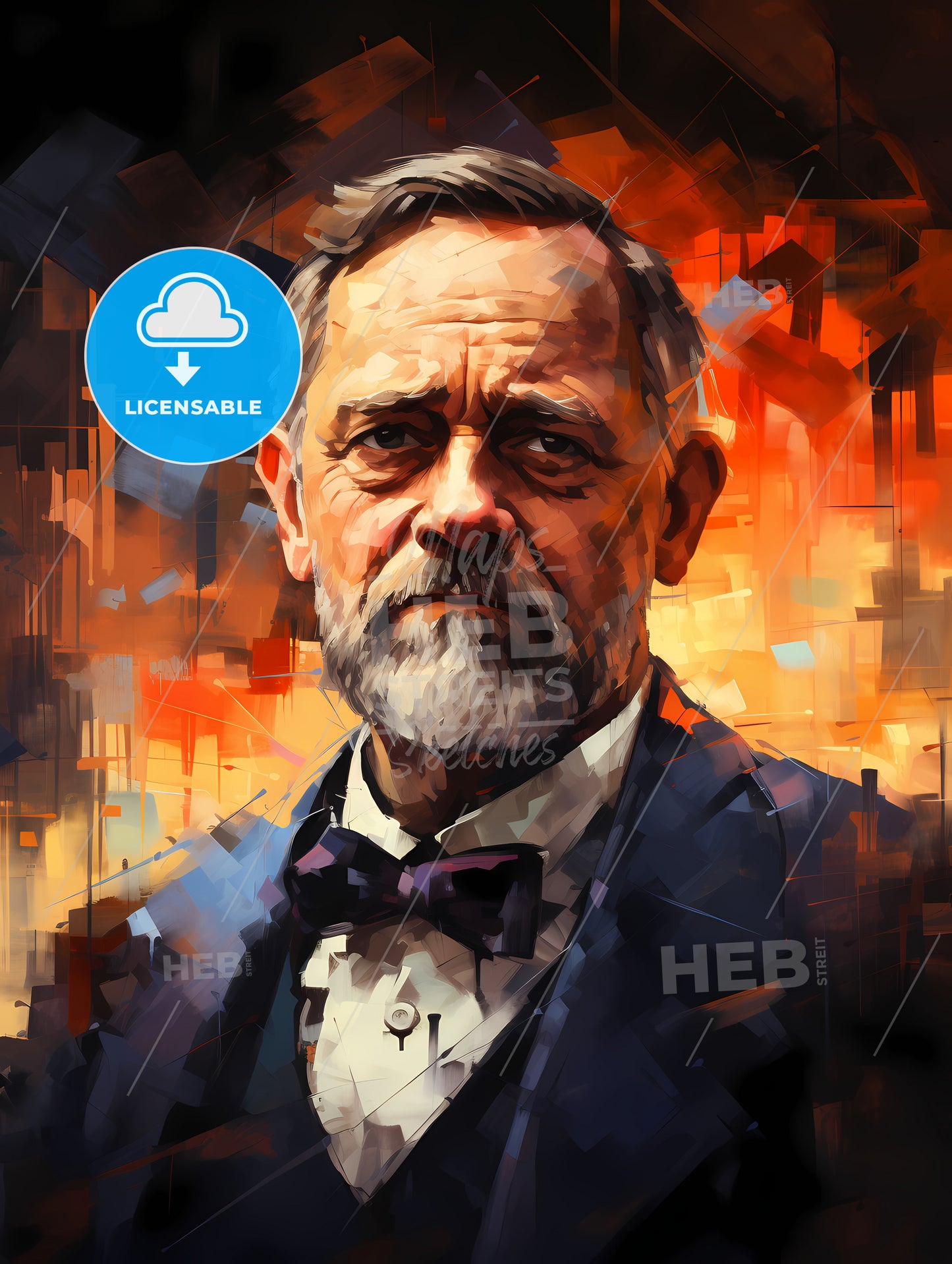 Louis Pasteur - A Man With A Beard And A Bow Tie