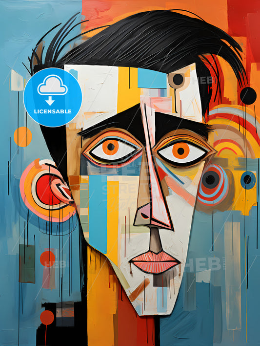 Pablo Picasso - A Painting Of A Man's Face