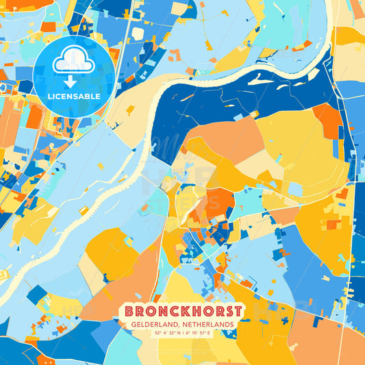 Bronckhorst, Gelderland, Netherlands, map - HEBSTREITS Sketches