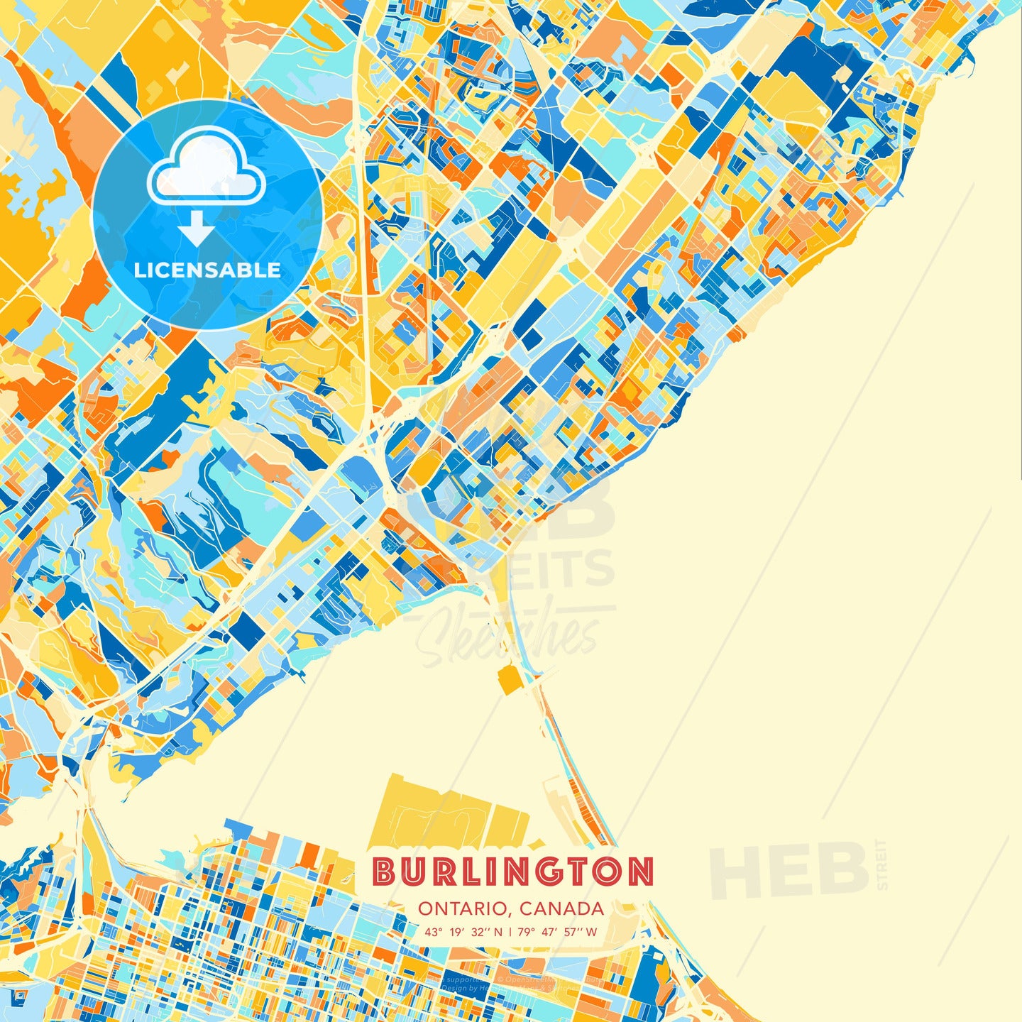 Burlington Ontario Map